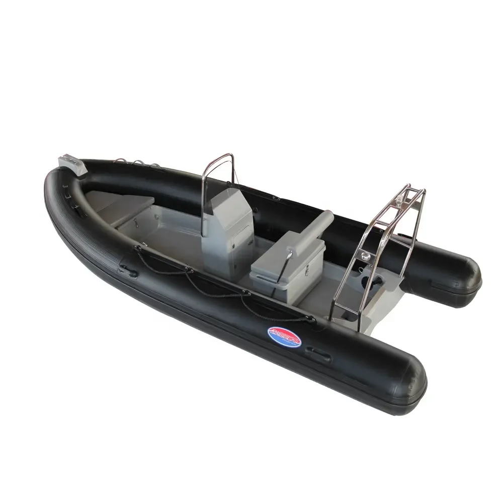 Toshare Fiberglass Hull RIB520C Hypalon/PVC Rowing 8Capacity Inflatable Boat For Sale