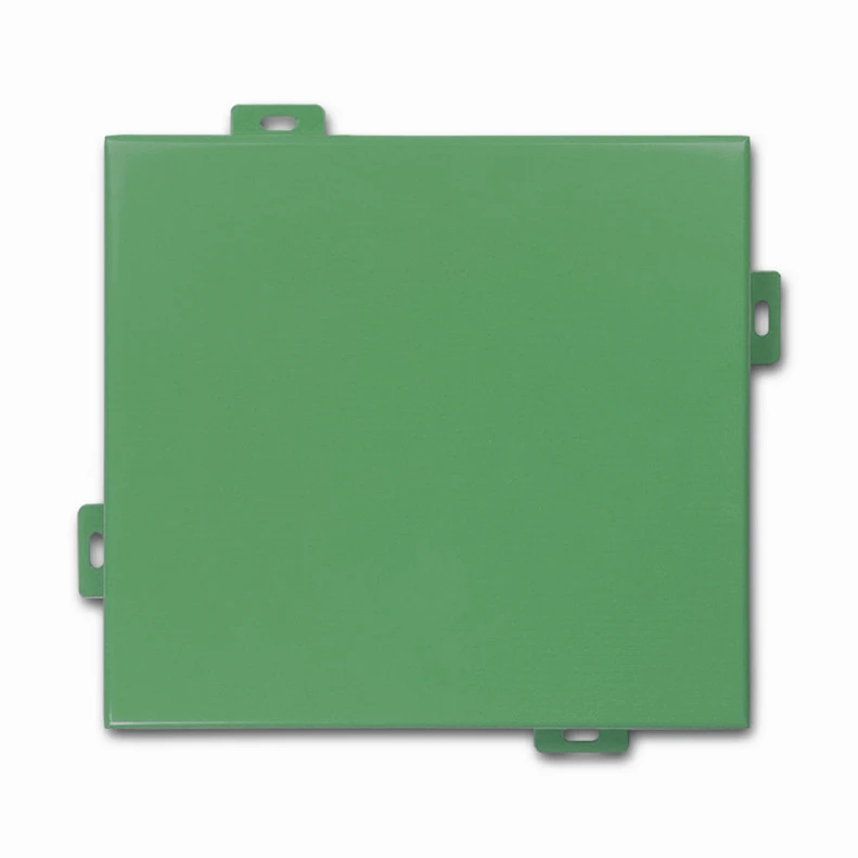 Pvdf Coated Aluminum Single Panel Construction Exterior Wall Facade Solid Color Flat Panels