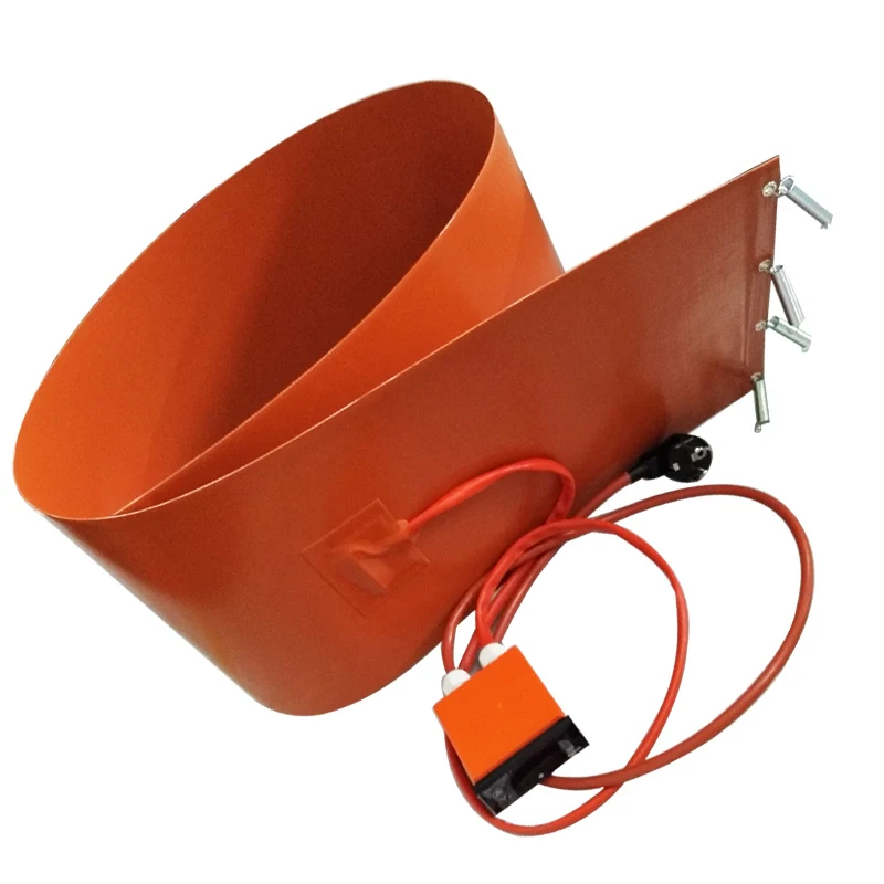 Flexible Silicone  Heater  Flexible Bucket Heater CE  Silicone Rubber Heater  With Temperature Controller