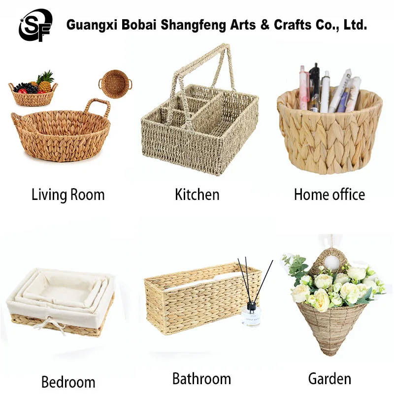 Shangfeng high quality multipurpose storage tray sea grass tray for kitchen or bedroom table storage tray