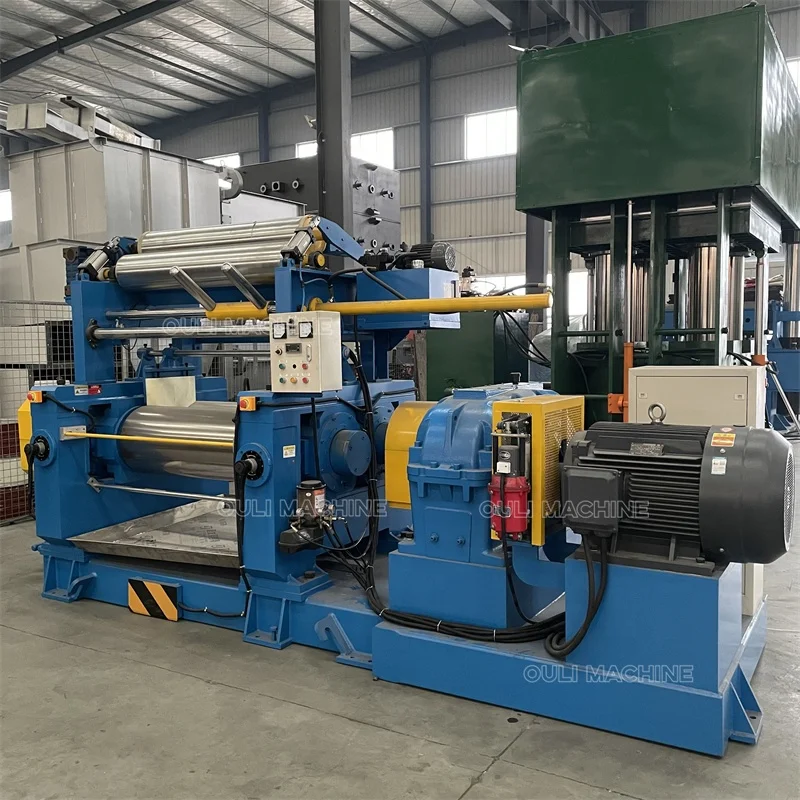 Good Price Silicon Rubber Two Roll Open Mixing Mill Machine, Rubber Cylinder Roller Mixer Machinery, Lab Mixing Mill Equipment