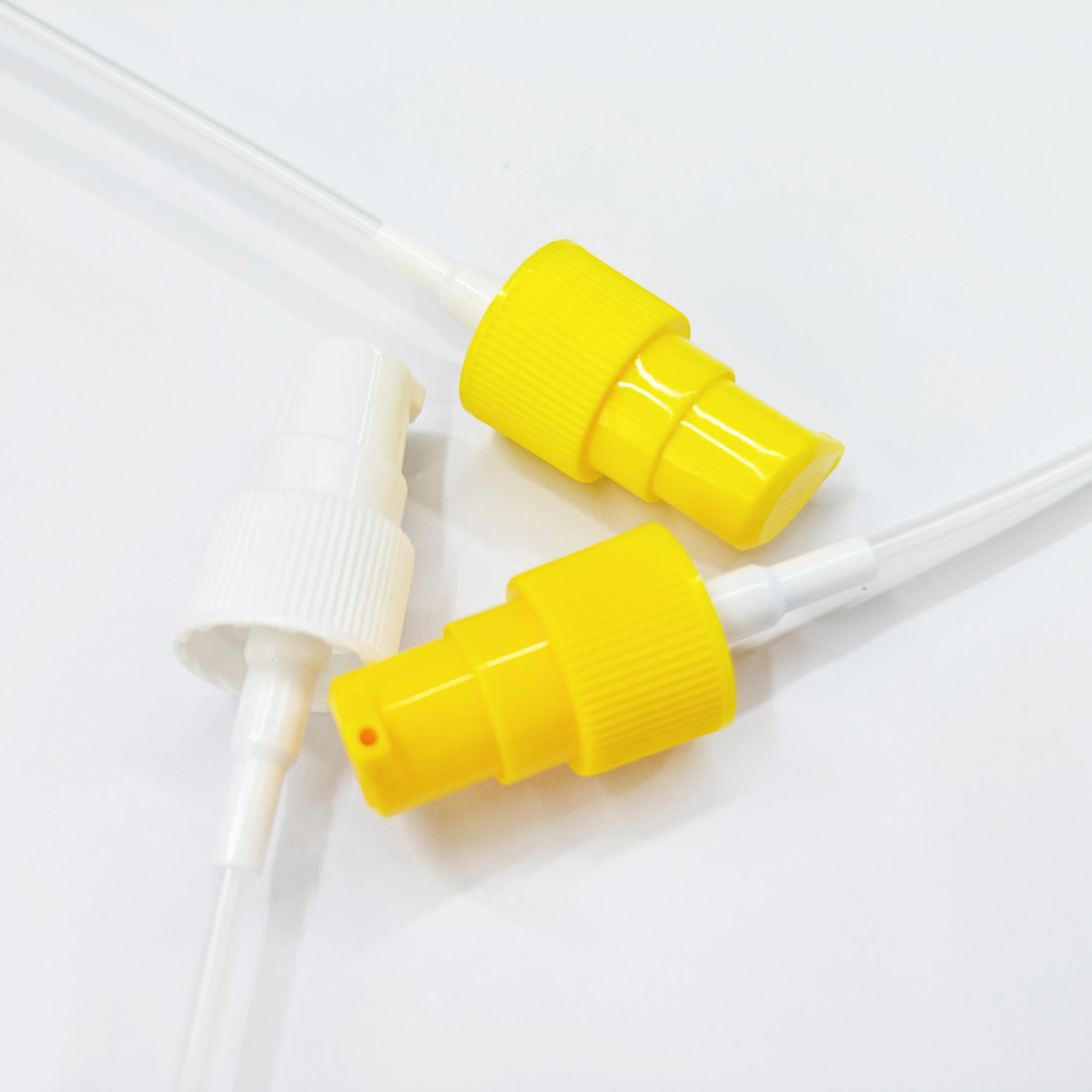 Face Care Cosmetic Half Cap Whole Cap Foam Pump Plastic Screw Clear Pump For Cream Dispenser Pump