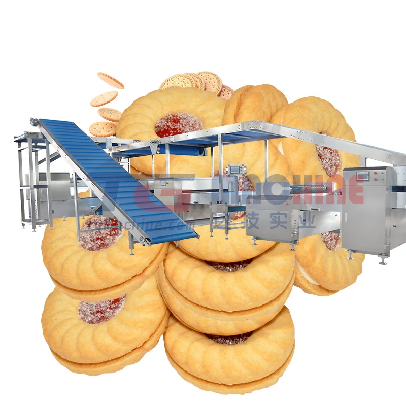 Advanced control system cracker biscuit make machine oreo biscuit make machine