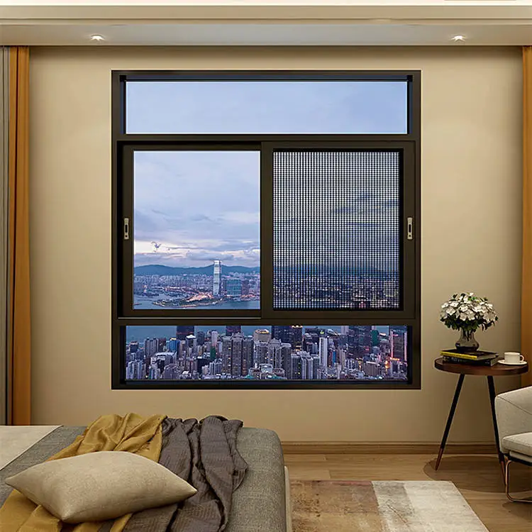 Aluminum Alloy Doors And Windows System Casement Windows French Window Glass Sound Insulation Heat Sealing Balcony Windows