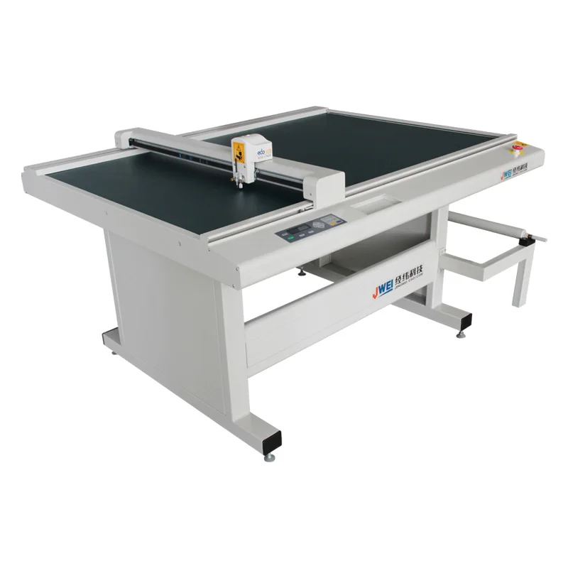 JWEI Fast speed accurate Small flatbed Shoe pattern cutter