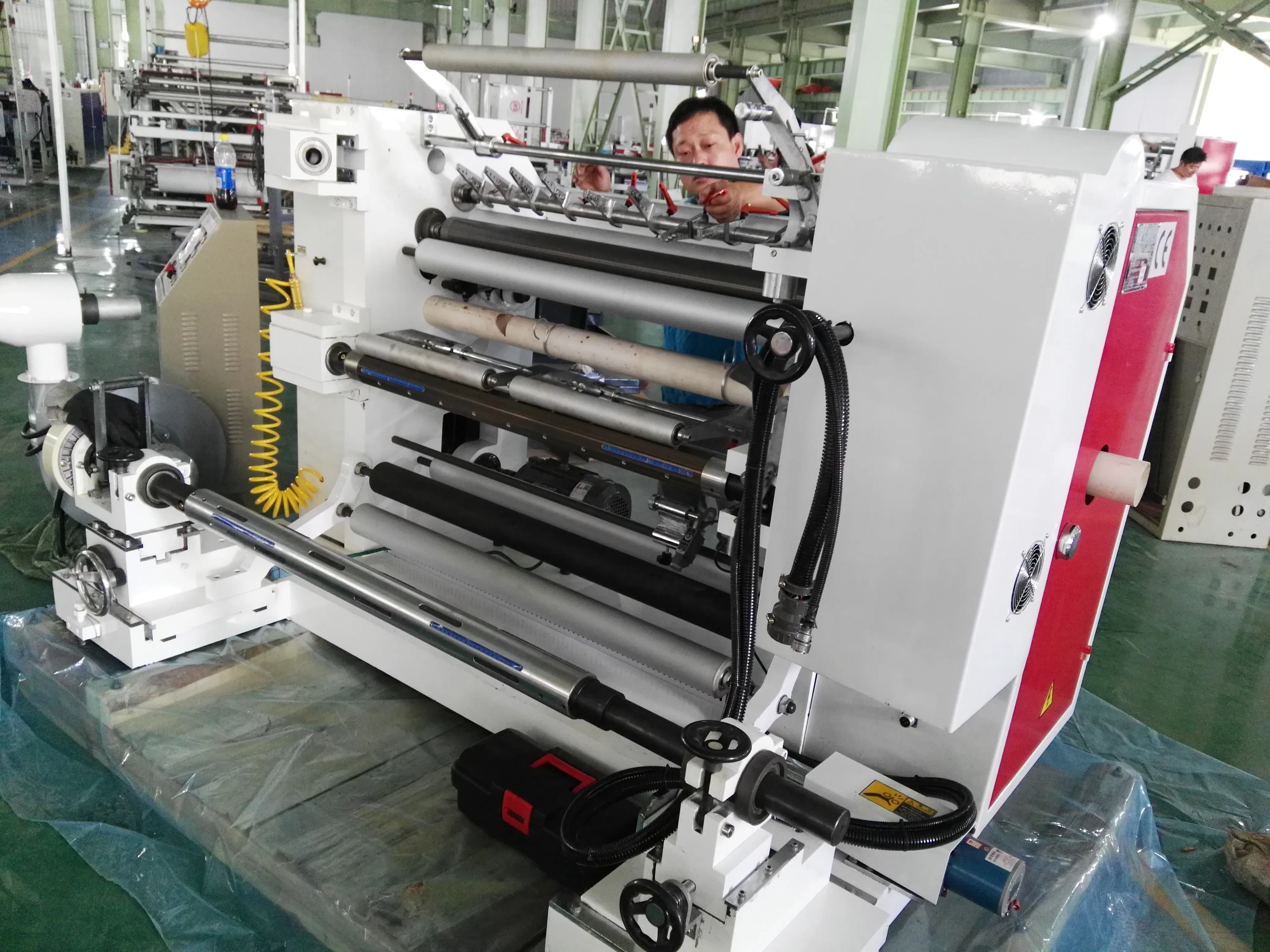 CP- 1300 FQL automatic  plastic film & paper vertical slitting and rewinding machine