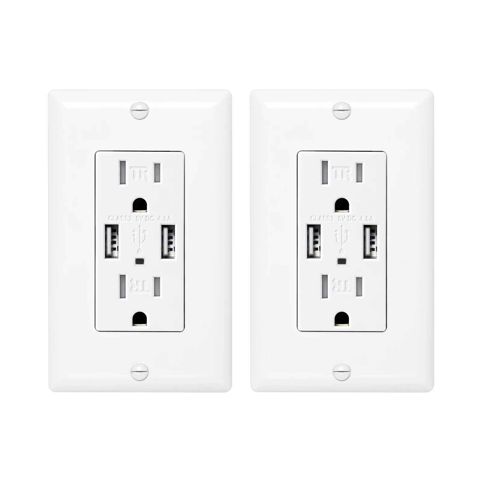 4.8A High Speed  USB Wall Outlet From China Factory