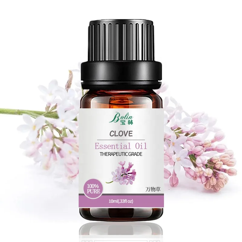 Baolin Manufacturer OEM/ODM Therapeutic Grade Accept small batches of customized printing LOGO100%Pure Plant Clove Essential Oil