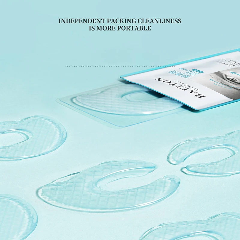 Six peptide collagen eye mask moisturizing and replenishing nicotinamide hydrogel eye mask to improve fine lines