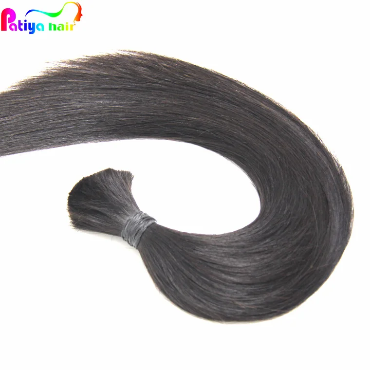 Buy Direct Wholesale from China Unprocessed Brazilian Remy Virgin Hair for Braids Double Drawn No Weft Human Hair Bulk Supply