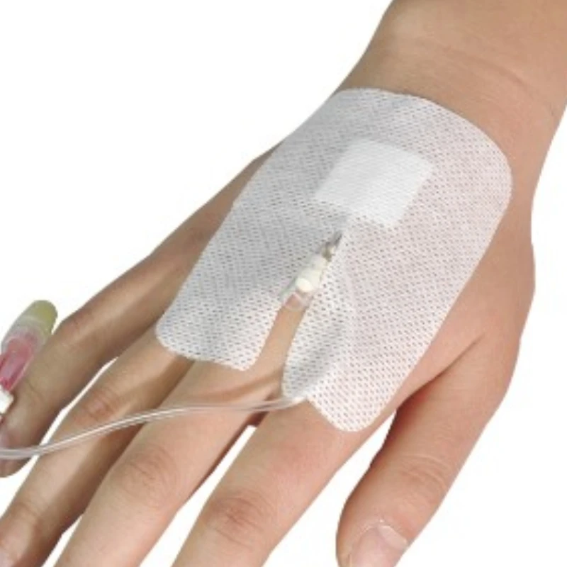 IV Dressing Sterile Non Woven/PU Wound  ndwelling Needle Stickers Fixed Infusion Tape