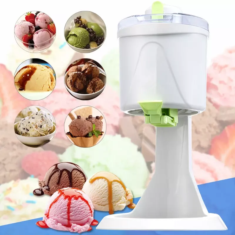 Small soft ice cream machine DIY homemade ice cream machine serve ice cream machine