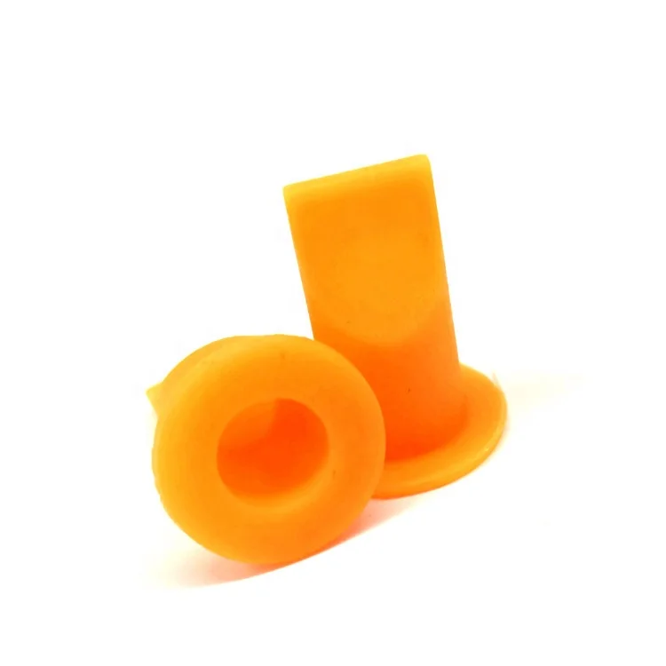 Customized Heat Resistance Yellow color One Way silicone check valve