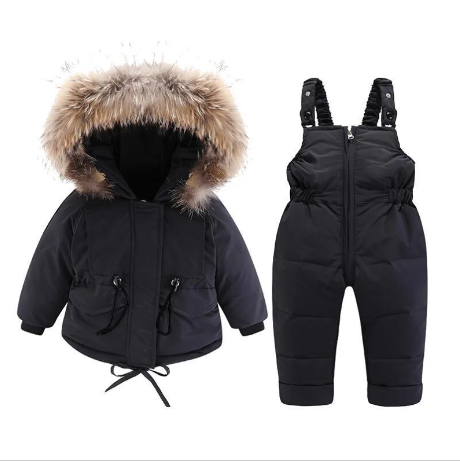 
ChengXi New Style Children Down Jacket Baby Winter Ski Wear Boys And Girls Infant Winter Jacket Baby Boy Parka Snow Set Warm 