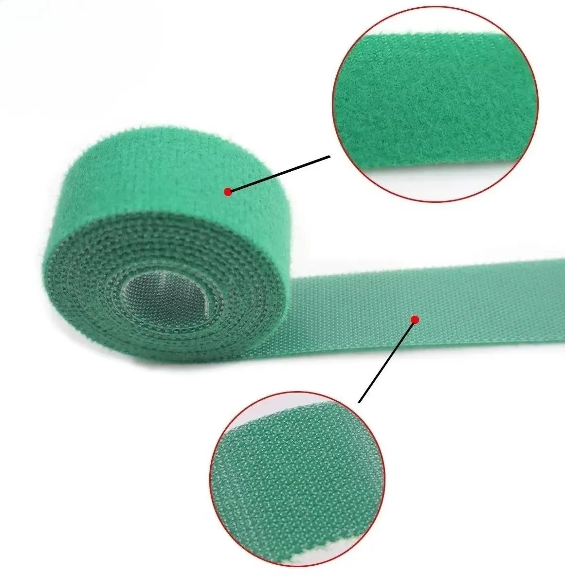 Velcroes cable binding Rope Loop fiber Elastic 100% polyester hook Velcroes Custom hook and loop Velcroes