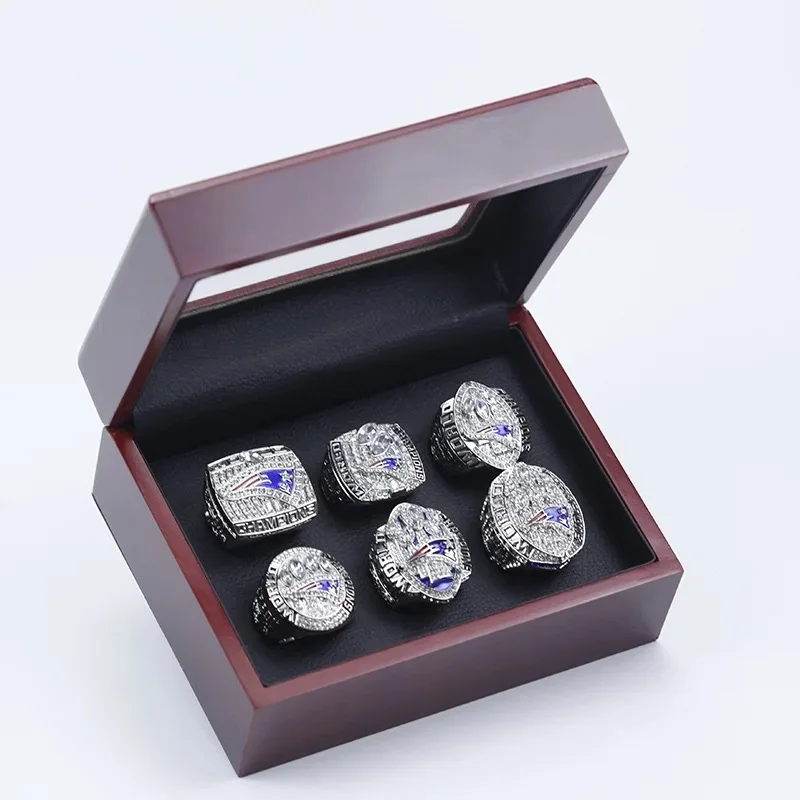 Custom Nfl Football Championship Ring Bretton MVP England Patriots Tampa Bay Buccaneers Championship Ring Alloy Jewelry Ring set