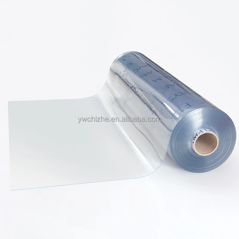 Custom PVC Crystal 0.1-0.5mm Normal Clear Flexible Soft Glass Plastic Roll PVC Film Sheet
