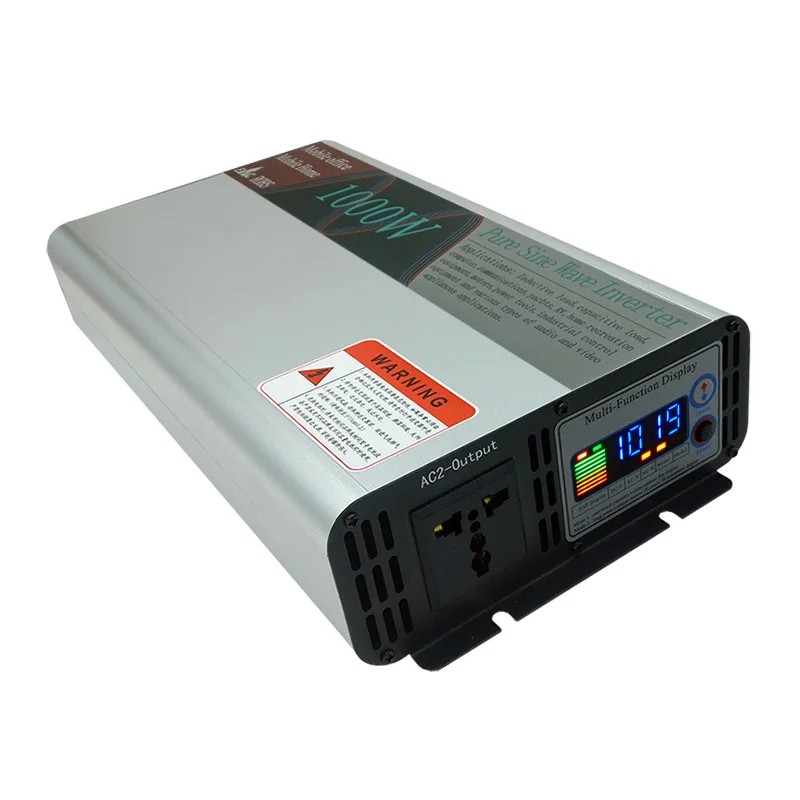 
1kva 2kva 3kva 4kva 5kva 12V Pure Sine Wave Battery Converter, ETL Listed with Built-in 5V/2.1A USB port,and AC Hardwire Port 