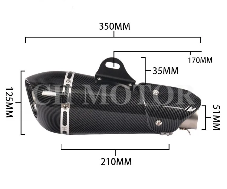 titanium dirt bike exhaust the best manufacture universal motorcycle exhaustV stainless steel silence