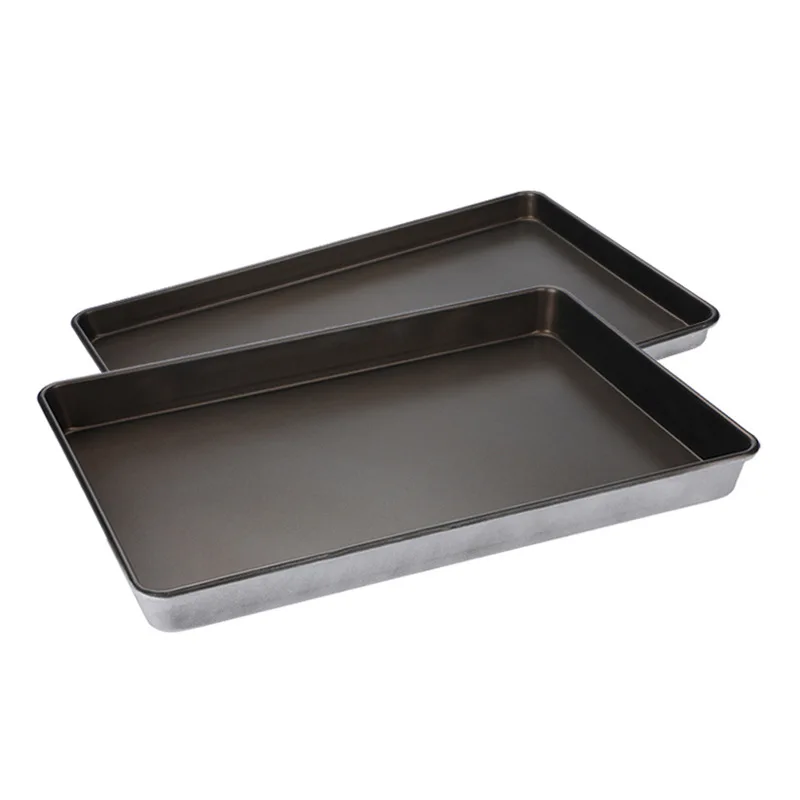 Rectangle Aluminum Perforated Tray Non-stick Baking Pans for Oven Cake Bread