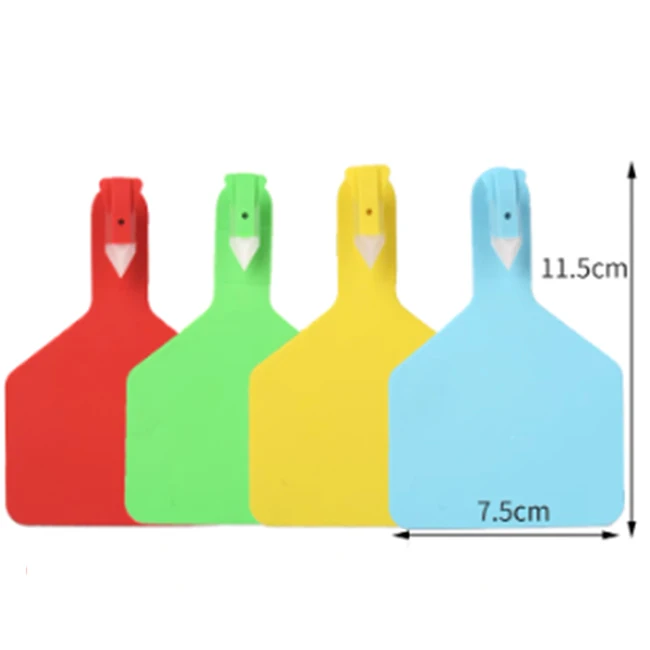 Split Spade Pig Sheep ear tags Large Supply Eartags Certificated TPU Ear tags for animals Tracking Farm Management