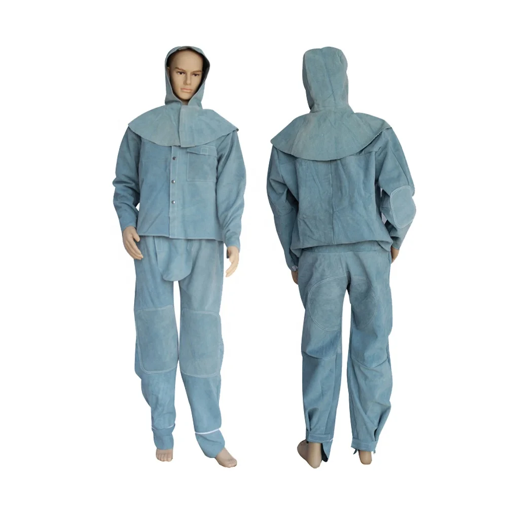 Heat Resistant Welding Suit Safety Equipment High Quality Strong Stitched Welding Pants