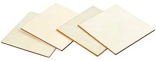 Muebles De Madera Sin Terminar  Squares Crafts Cutout Tile  Blocks Boxes Wholesale Unfinished Wood For Children Drawing