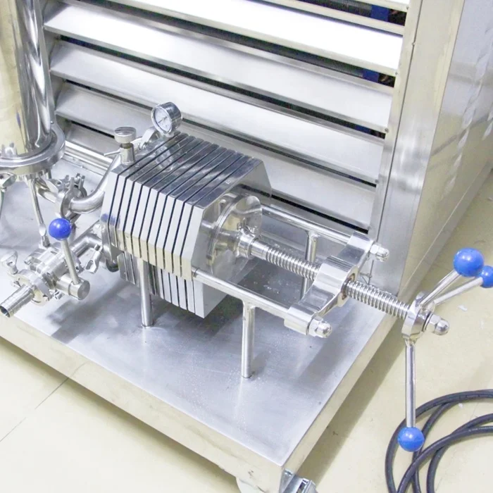 factory price 100L perfume mixing machine perfume production mixer blending tank with filter