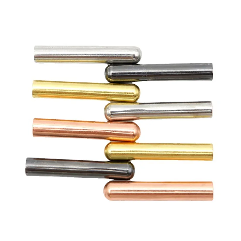 Factory Wholesale Shoe Laces Round Tips Metal Hoodie Aglets Durable Flat Shoelace Aglet For Shoelace Hoodie Strings