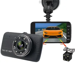 Best Selling 170 Degree 4.0Inch Wide angle Best Dual Car Camera Full HD 1080p Dash Cam