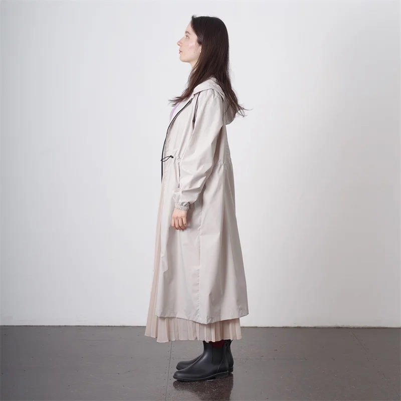Longer loose-fitting available men portable wholesale raincoats