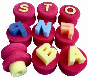 High quality foam stamp creativity sponge stamp for painting