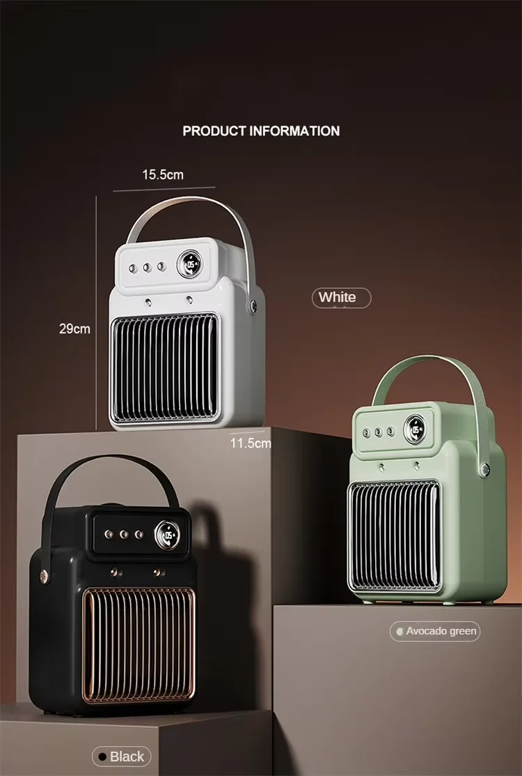 Best selling electric heater fan heater radiator easy use safety high power 1200W humidifier diffuser