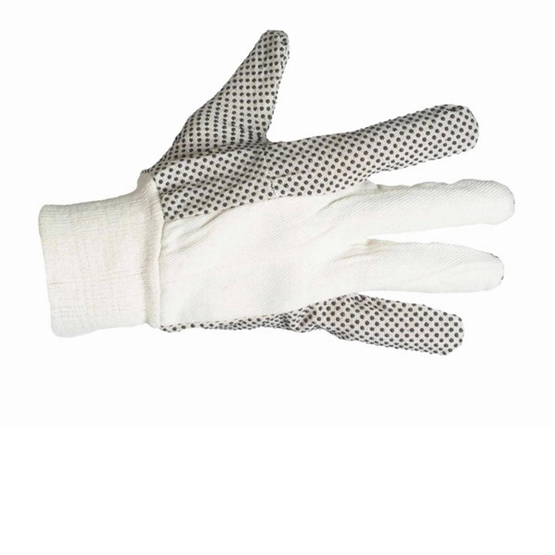 high-visibility seamless cotton gloves available 450 gram and 600 gram double dots