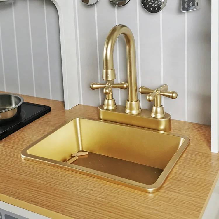 Hot selling children pretend role play kids wooden play set kitchen toys