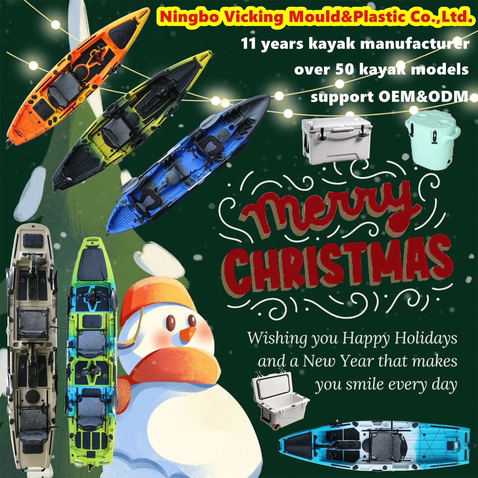 Vicking Hot Sale Inflatable Pedal Kayak Professional Board Drive System Sport Boat Fishing Pedal Kayak Canoe/Kayak