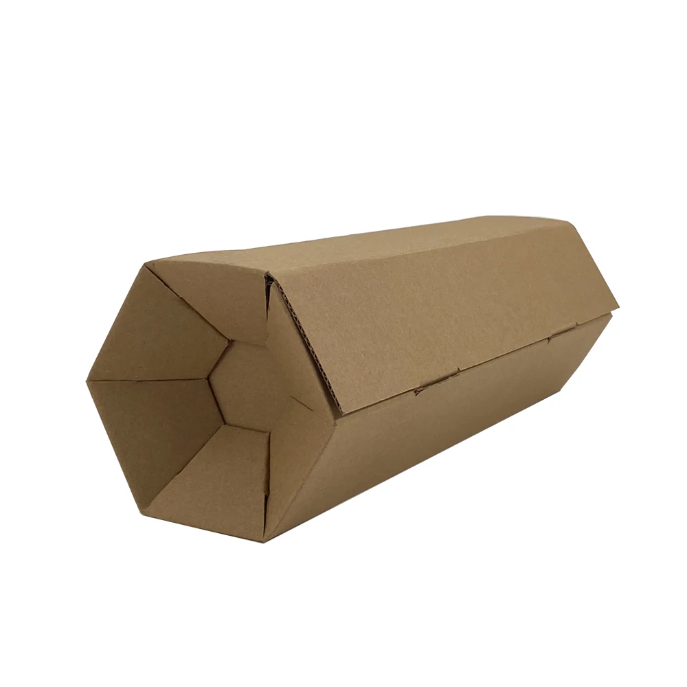 Custom Logo paper cardboard kraft corrugated wine bottle shipping boxes packaging for bottles
