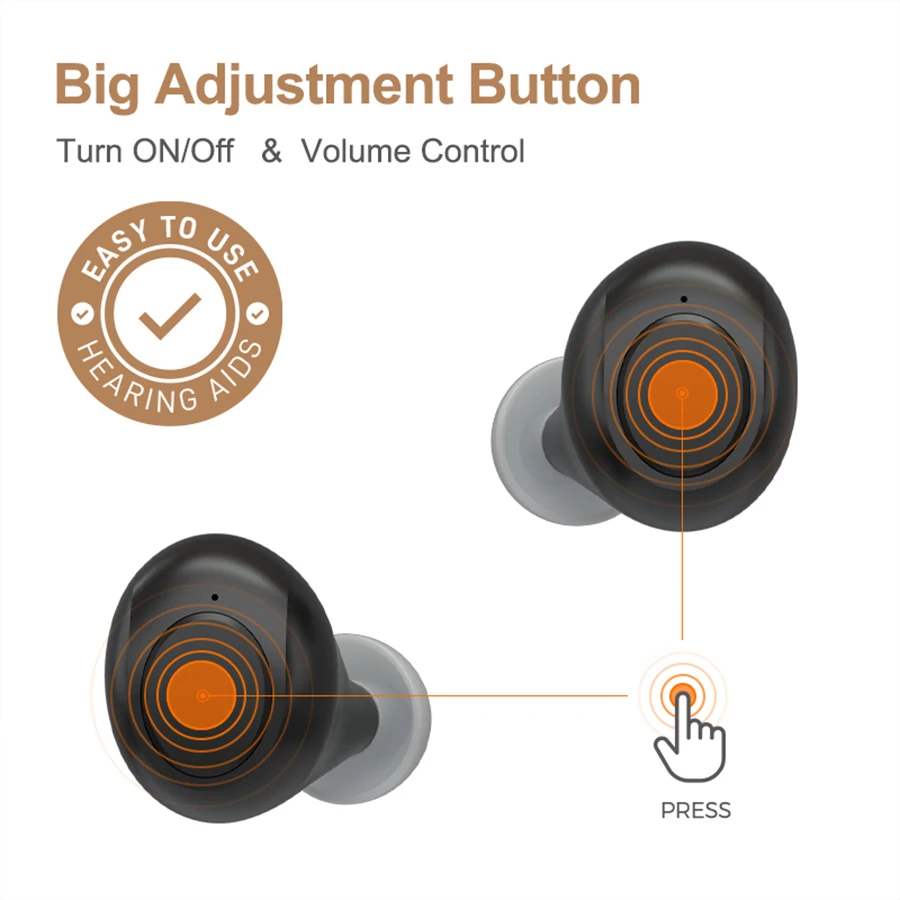 Captive price cheap hearing aid receiver device aparelho auditivo CIC hearing aids rechargeable Ear & Hearing Products