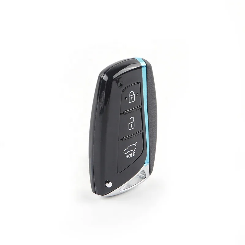 Factory direct sales 3-button car key shell high sensitivity  folding remote control for Hyundai Sunda cars