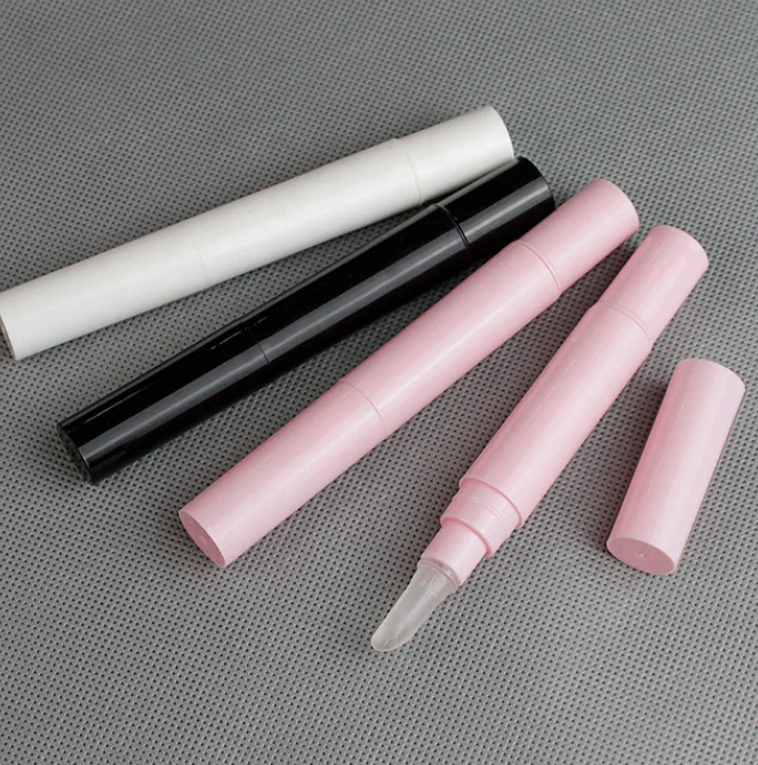 3ml 5ml Nail Twist Pens Empty Lip Gloss Tubes with Silicone Head Cuticle Oil Pen Cosmetic Container