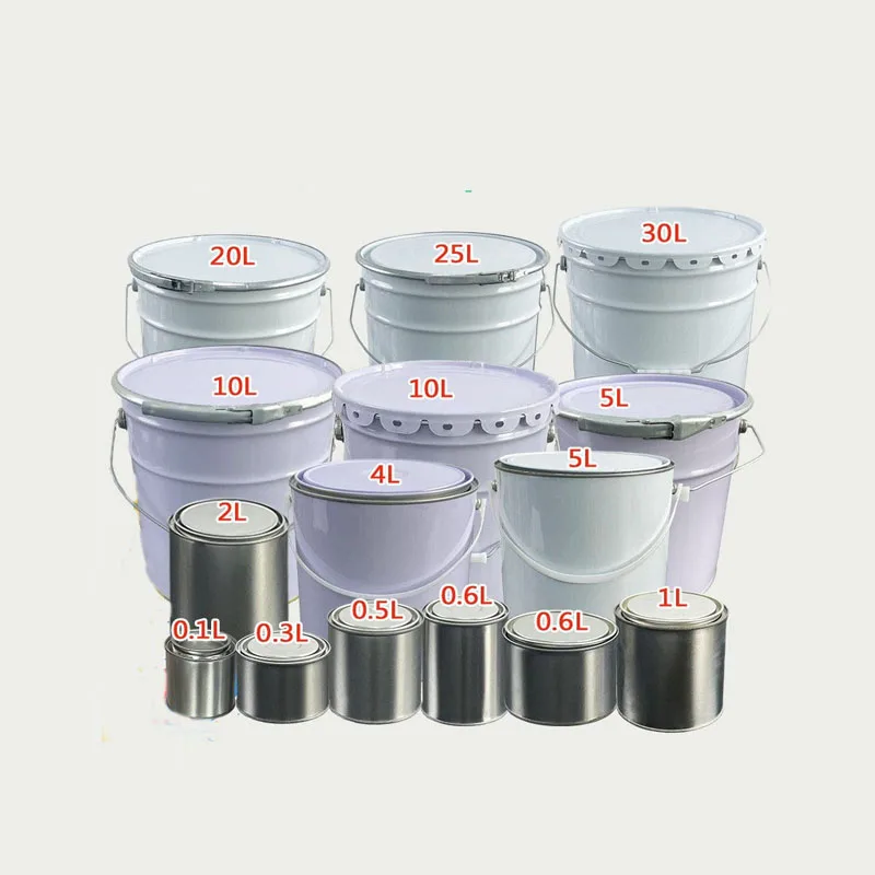 manufacturer 5L 10L 20L 25L 30L round teel Pails Metal Bucket tin paint  jerry can  tin Can
