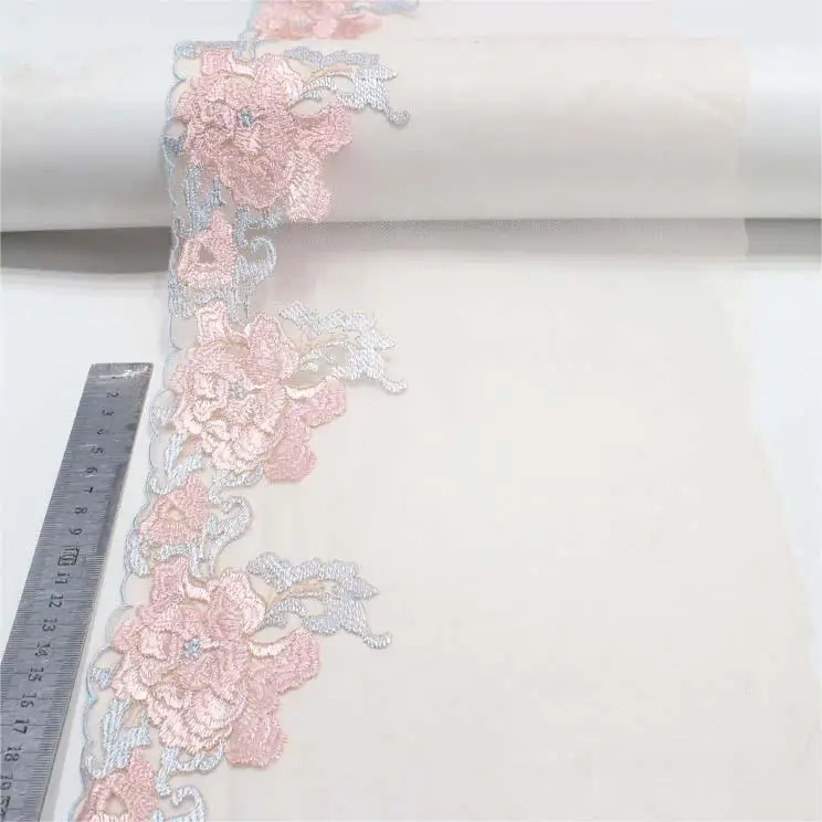 Multiple color selection wedding dress Home Textile Fabric Underwear accessories mesh cloth mesh gauze sequin Embroidery lace