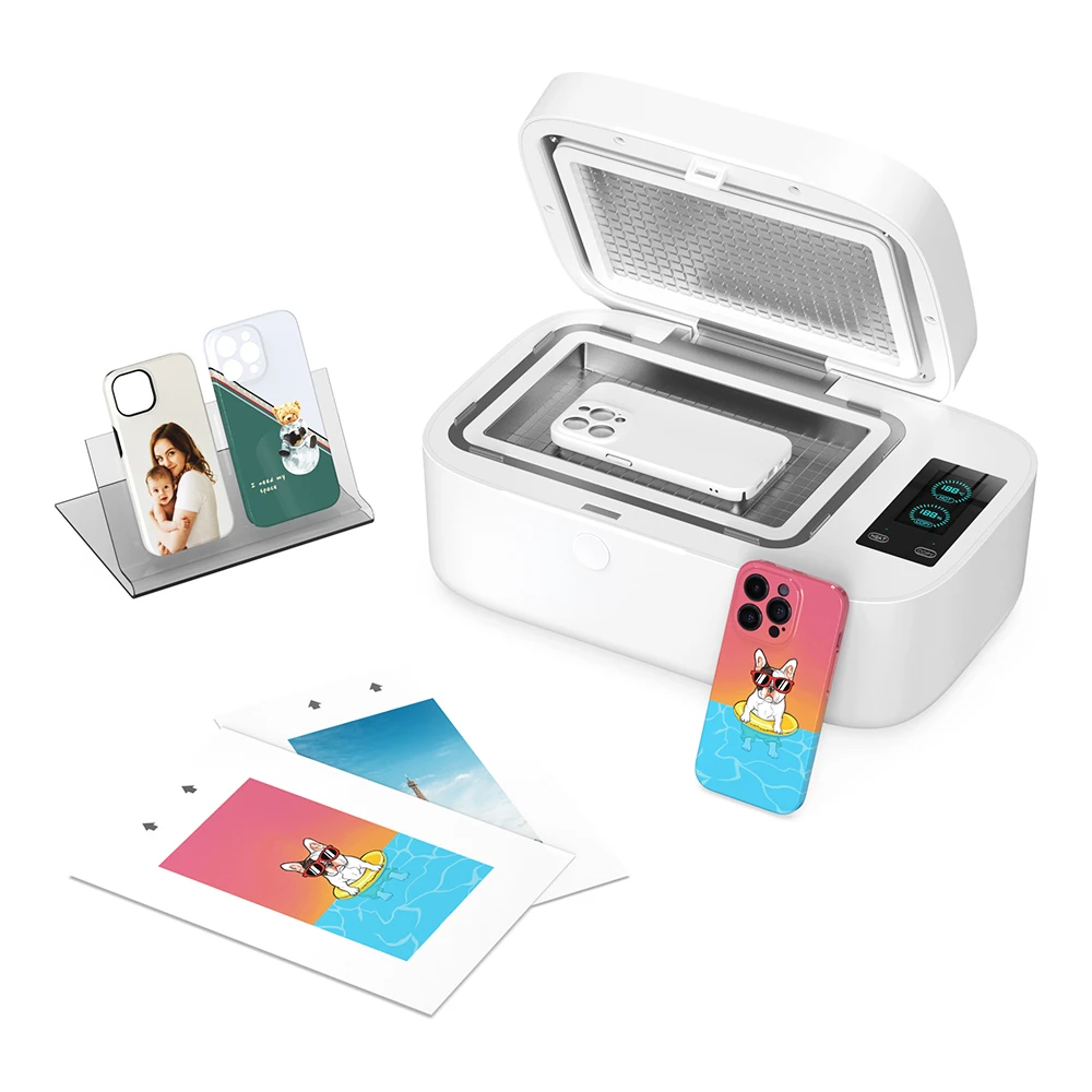 High Speed High Quality New Small Consumable Desk Mobile Phone Case Cover Printer Printing Machine with Heat Transfer