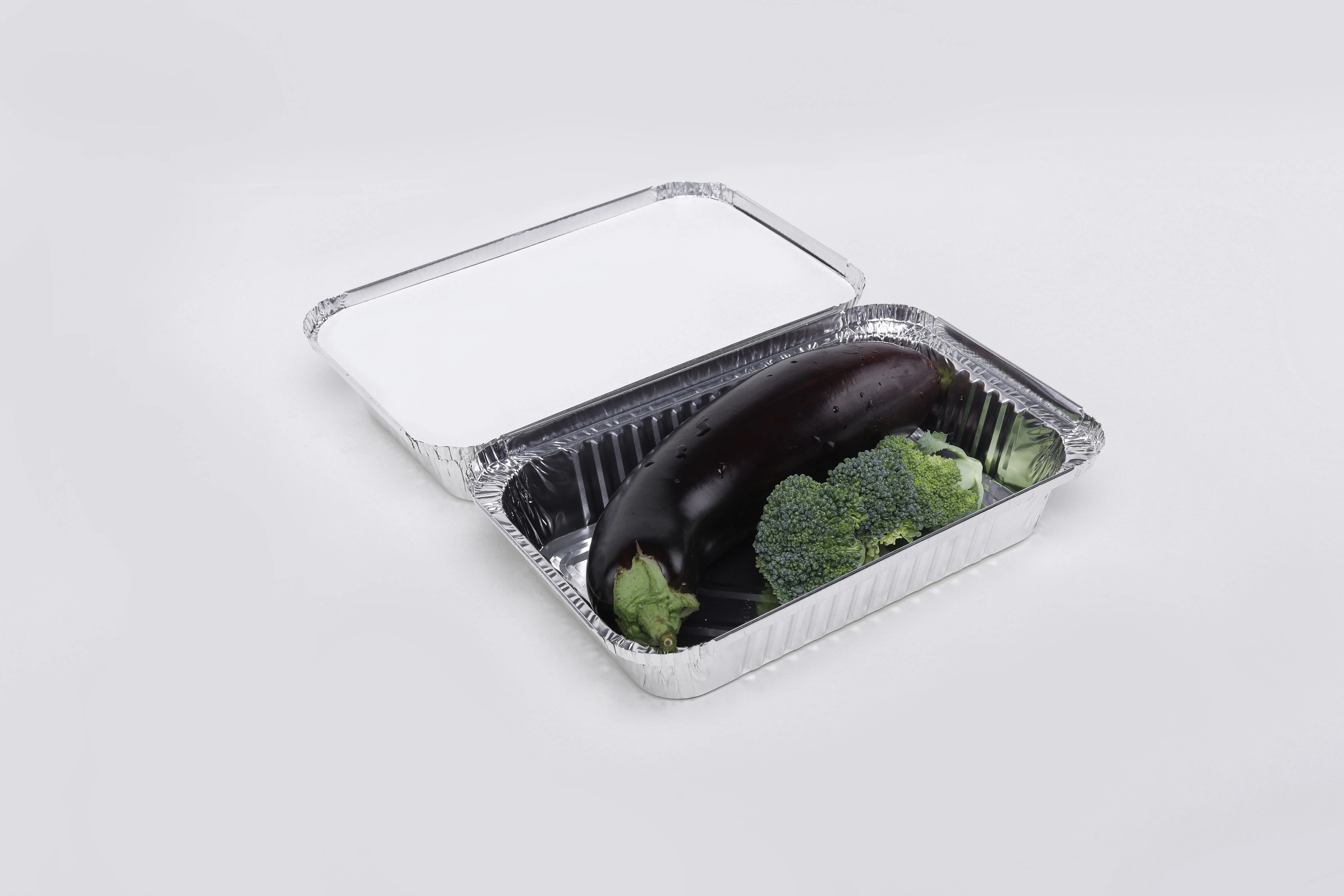 Dingyu BBQ Series Loaf Coast Fish Baking Use Aluminum Foil Container Aluminum Foil Buffet Food Container