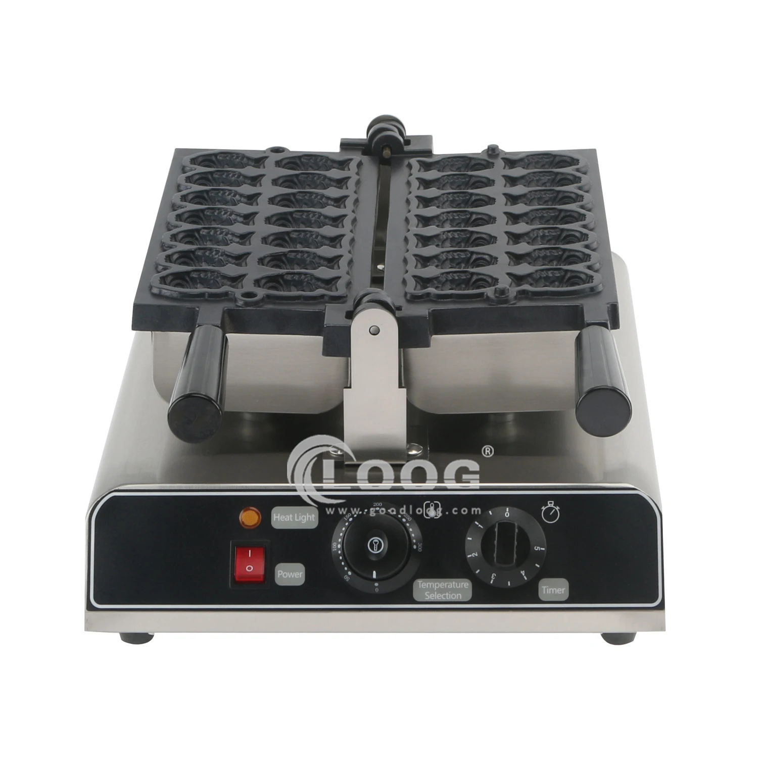 Hot Sale Electric Mini Fish Waffle Cone Maker Waffle Cake Baker 14PCS Japanese Fish Shaped Small Taiyaki Machine