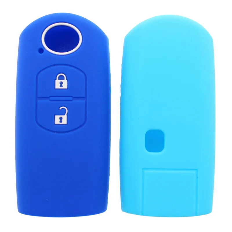 Silicone Keyless Entry Remote Control car key fob shell key case for mazda 3 buttons