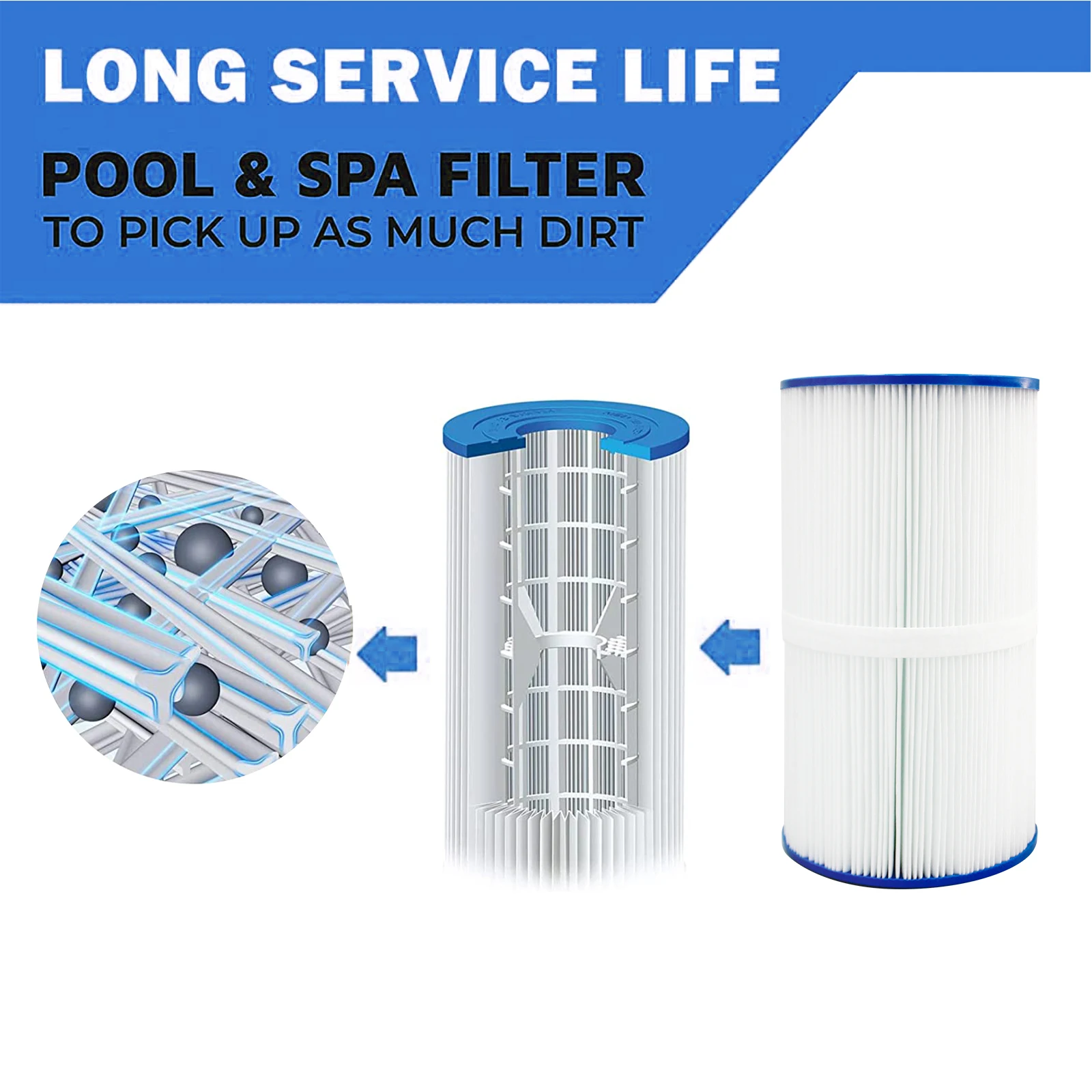 C-6430 PWK30 FC-3915 Swimming pool water filter above ground pool hot spa hot tub filter cartridge