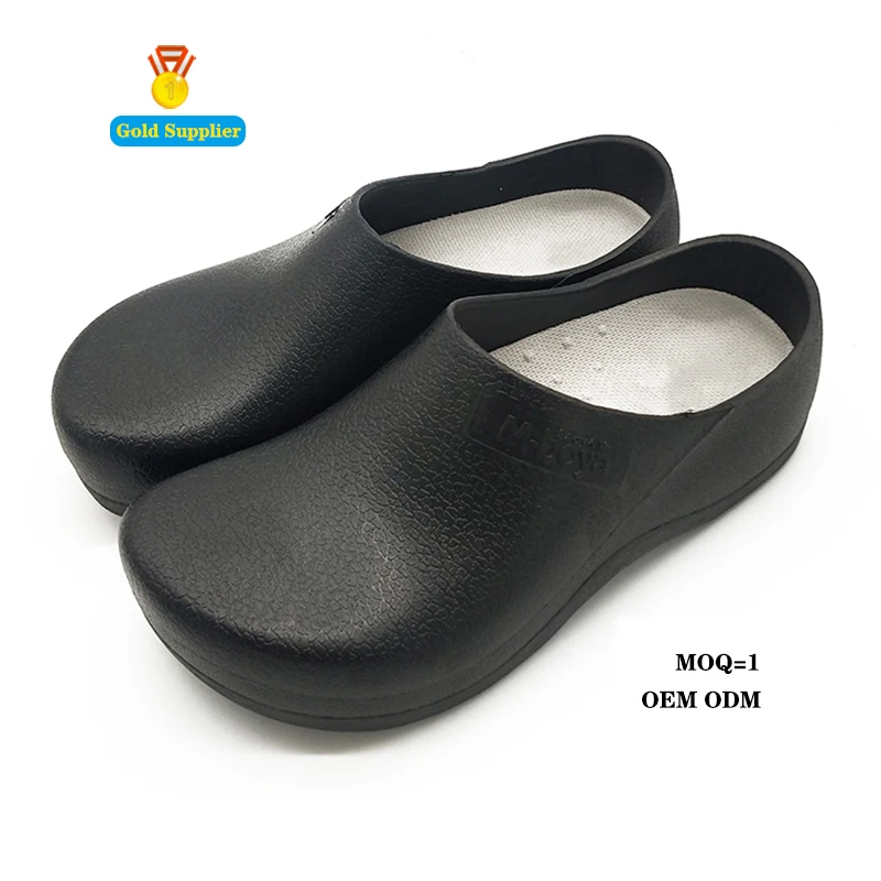 Wholesale Non Slip Oil Resistant Best PVC Men Hotel Work Kitchen Chef Shoes For Cooking