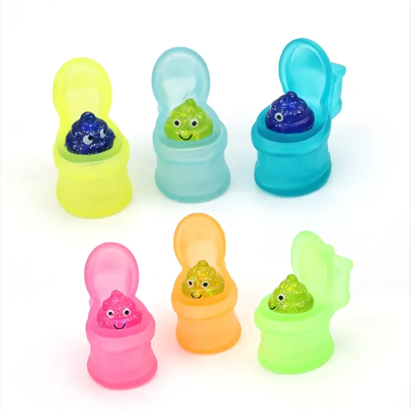 Wholesale Factory Prices Cute Toilet Poop Pop Squeeze Toys Poop Squeeze PVC Toys