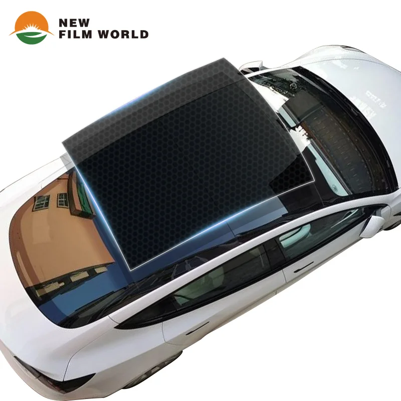 Sunroof Film Car Sunroof TPU Self Healing Icy Sunroof Paint Protection Film High IR Rejection Car Window Film